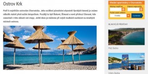 Ostrov Krk, chorvatsko - vytvoření webu